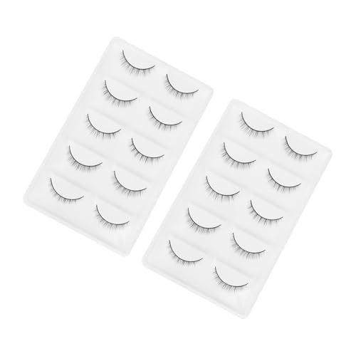 GALPADA 10 Paare Wasserfeste Dichte Kurze Fake Wimpern mit Natürlichem Look Realistische Schminkwimpern für Frauen Leicht Anzubringen Langlebig und Komfortabel für Täglichen Gebrauch GALPADA 10 Paare Wasserfeste Dichte Kurze Fake Wimpern mit Natürlichem Look Realistische Schminkwimpern für Frauen Leicht Anzubringen Langlebig und Komfortabel für Täglichen Gebrauch von GALPADA