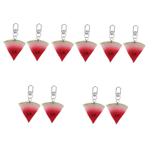 GALPADA 10stücke Wassermelonen-schlüsselanhänger Aus Kreative Handtaschen-Dekoration Süßes Frucht-Charm Für Rucksäcke Für Geburtstage Valentinstag Und Mehr von GALPADA