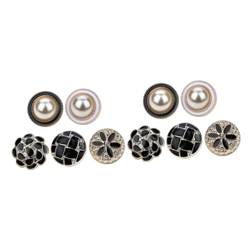 GALPADA 10 Stk Brosche Knopf Neuheit Pflanzenstift Perlmuttknöpfe Metallbrosche abnehmbare knöpfe pearl brooch dekorative Stifte Broschennadel Anstecknadeln Shirt Anti- -Schnalle von GALPADA