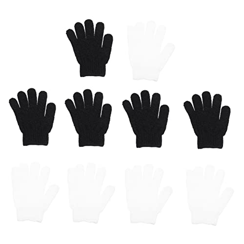 GALPADA 10 Stück Badetuch-set Körper Reinigung Schrubben Peeling-duschhandschuh Handschuhe Massieren Tote Haut Peelinghandschuh Handschuhe Zum Peeling Praktische Duschhandschuhe Polyester von GALPADA