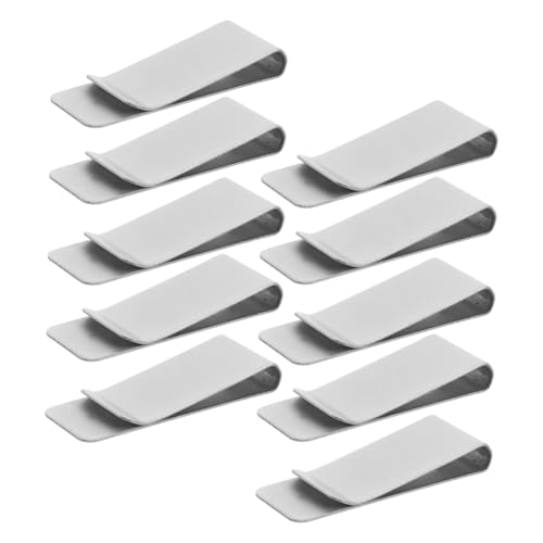 GALPADA 10stücke Metall Geldklammer Kleine Geldbörse Aus Edelstahl Schmale Kreditkartenhalter Minimalistischer Bargeldhalter Tragbar Für Männer Und Frauen Stiftklemme Und Kartenetui Für No von GALPADA