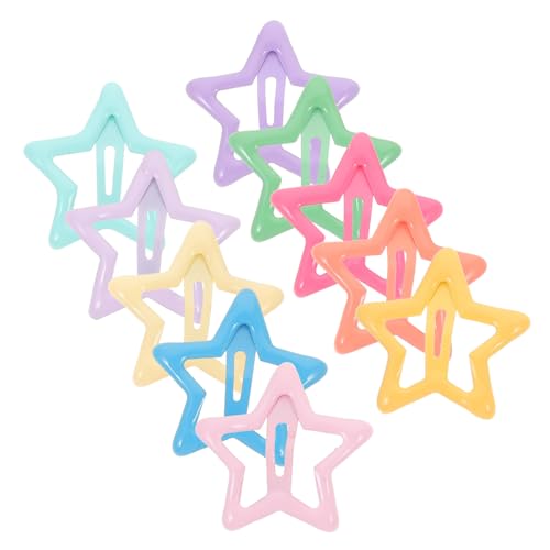 GALPADA 10 Stück Sternförmige Haarklammern aus Metall Süße Leichte Haarspangen für Mädchen Jahre Langlebiges Haarschmuck für Besondere Anlässe von GALPADA