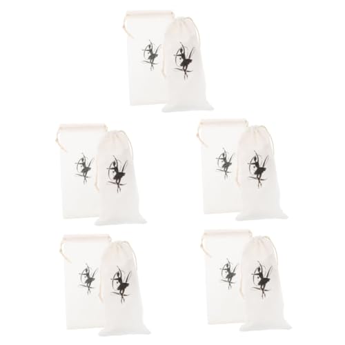 GALPADA 10stücke Tanzschuh Aufbewahrungstasche Kordelzug Beutel Für Ballettschuhe Wiederverwendbar Und Leicht Für Damen Und Mädchen Aus Samtartigem Material von GALPADA