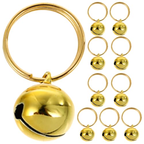 GALPADA 10 Stück Teiliges Goldene Kleine Tierglocken DIY Glocken für Haustierhalsband mit Aufhängeöffnung Klingelnde Glöckchen zur Haustier Weihnachtsdeko Süßer Klang Festliche GALPADA 10 Stück Teiliges Goldene Kleine Tierglocken DIY Glocken für Haustierhalsband mit Aufhängeöffnung Klingelnde Glöckchen zur Haustier Weihnachtsdeko Süßer Klang Festliche von GALPADA