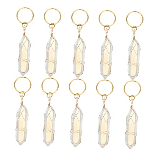 GALPADA 10stücke Dekorative Dreadlock-haar-accessoires Für Frauen Diy-haar-manschetten Ring-charms Für Haar-ornamente Haarschmuck Für Zöpfe von GALPADA