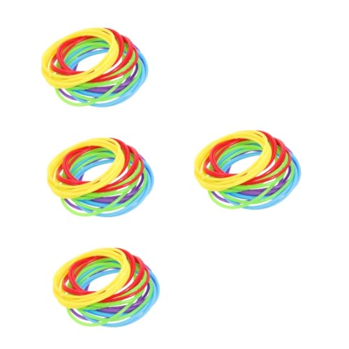 GALPADA 100stücke Neon Silikonarmbänder Farbige Jelly Armbänder Elastische Haarbinder Für Frauen Jahre Schmuck Für Partys Geburtstagsfeiern Und Besondere Anlässe von GALPADA