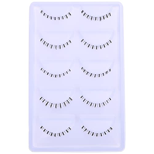 GALPADA 10Paare Untere Falsche Wimpern Streifen Wimpern für Frauen Natürliche Wimpern mit Transparentem Stiel Einfach zu Verwenden für GALPADA 10Paare Untere Falsche Wimpern Streifen Wimpern für Frauen Natürliche Wimpern mit Transparentem Stiel Einfach zu Verwenden für von GALPADA