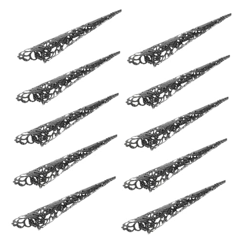 GALPADA 10Stücke Halloween Cosplay Fingerkrallen Dekorative Nagelringe für Party Atmungsaktive Fingernägel im Einzigartigen Design für Kostüme und Besondere Anlässe GALPADA 10Stücke Halloween Cosplay Fingerkrallen Dekorative Nagelringe für Party Atmungsaktive Fingernägel im Einzigartigen Design für Kostüme und Besondere Anlässe von GALPADA