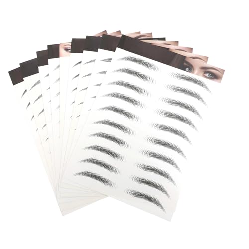 GALPADA 10stücke Imitation Augenbrauen Tattoos Wasserdichte Übertragungs-sticker Für Frauen Realistische Augenbrauen Für Dünne Oder Unordentliche Brauen Perfektes Beauty-zubehör Schwarz GALPADA 10stücke Imitation Augenbrauen Tattoos Wasserdichte Übertragungs-sticker Für Frauen Realistische Augenbrauen Für Dünne Oder Unordentliche Brauen Perfektes Beauty-zubehör Schwarz von GALPADA