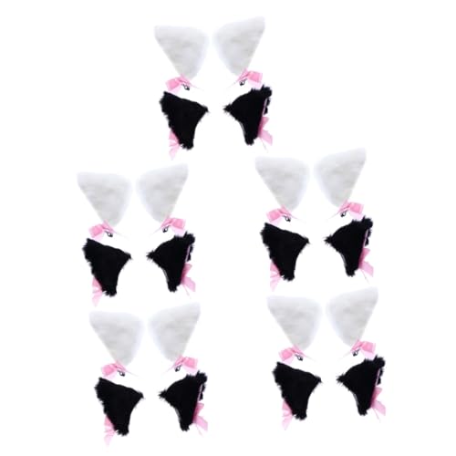 GALPADA 10paare Katzenohren Haarspangen Cosplay Haarschmuck Für Mädchen Süße Tier-haarclips Für Partys Und Fotoshootings Teiliges von GALPADA