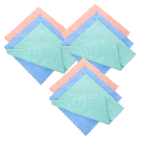 GALPADA 10stücke Wiederverwendbare Mikrofaser Abschminktücher in Gemischten Farben Sanfte Gesichtsreinigung Ultraweiche Hochsaugfähige Reinigungstücher Für Frauen Für Zuhause Und Unterwegs von GALPADA