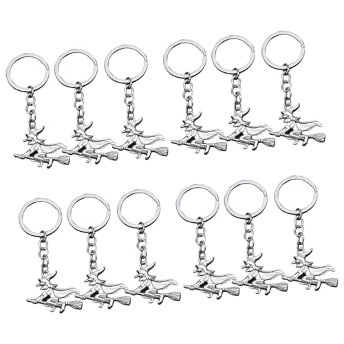GALPADA Krokodil Schlüsselanhänger 12 Stk Kreativer Schlüsselanhänger Hexengeschenke Für Frauen Frau Schlüsselanhänger Hexenkette Hexendekor Für Zu Hause Kreativer Schlüsselhalter Hexenzeug Hexenbesen von GALPADA