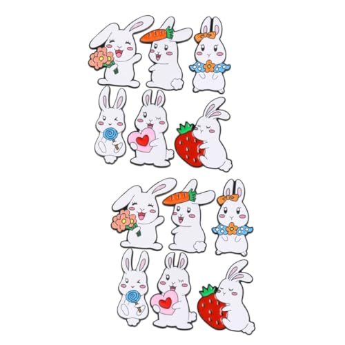 GALPADA 12 Stk Kaninchen Brosche Korb Partyzubehör Kleidung Brosche Kleidungsverzierung Tier Brosche Osterabzeichen Schal Brosche Osterhase Anstecknadel Kragennadel Metall Fräulein Schmuck GALPADA 12 Stk Kaninchen Brosche Korb Partyzubehör Kleidung Brosche Kleidungsverzierung Tier Brosche Osterabzeichen Schal Brosche Osterhase Anstecknadel Kragennadel Metall Fräulein Schmuck von GALPADA