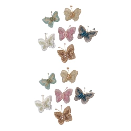 GALPADA 12stücke Bestickte Haarklammern Mit Schleifen Für Mädchen Und Frauen Bunte Haaraccessoires Für Junge Mädchen Und Erwachsene Für Partys Und Alltag von GALPADA