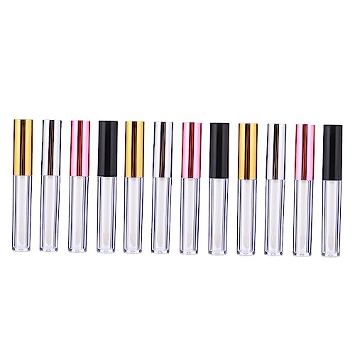 GALPADA 12 Stück Leere Lipgloss Tuben 5ml Selbstgemacht Lippenstiftbehälter Aus Abs Tragbare Kosmetikflaschen Für Frauen Für Reisen Langlebig Und Leicht von GALPADA