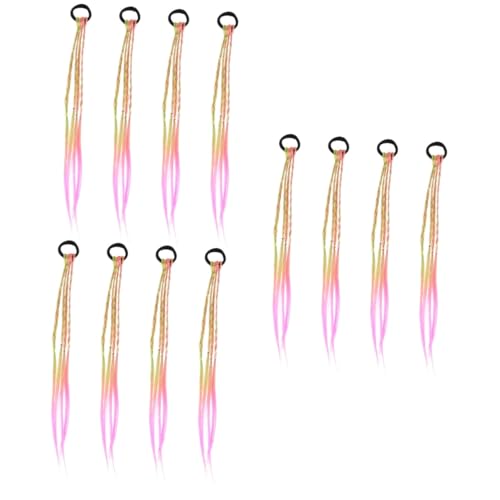 GALPADA 12stücke Bunte Junge Mädchen-haarspangen Mit Zöpfen Teiliges Für Festivals Partys Und Fotografie Einfach Zu Tragen Für Mädchen Um Ihren Look Aufzupeppen von GALPADA