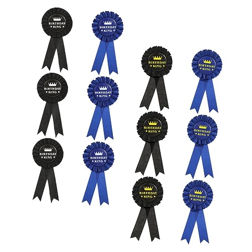 GALPADA 12 Stück Teiliges Geburtstags party Pin aus Dekorative Abzeichen mit Blumenmotiv Weiche Bequeme Anstecknadeln für Jugendliche Gastgeschenke und Fotorequisiten zum Anlass von GALPADA