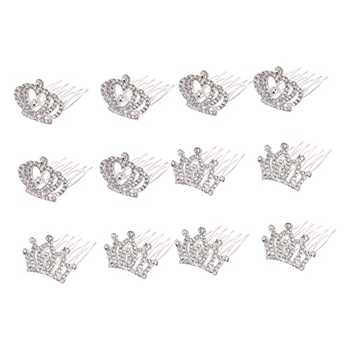 GALPADA 12 Stück Teiliges Haarkamm Kronenform Glitzernde Kopfbedeckung Fotorequisiten Leicht Tragbar Design Für Mädchen Haarschmuck Festliche Anlässe GALPADA 12 Stück Teiliges Haarkamm Kronenform Glitzernde Kopfbedeckung Fotorequisiten Leicht Tragbar Design Für Mädchen Haarschmuck Festliche Anlässe von GALPADA