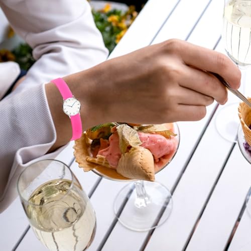 GALPADA 12 Stück Teiliges Hautfreundliche Silikon armbänder Verstellbar Flexible Uhrenarmbänder Ersatzbänder DIY Uhrarmband für Damen und Herren Vielseitig Einsetzbar von GALPADA