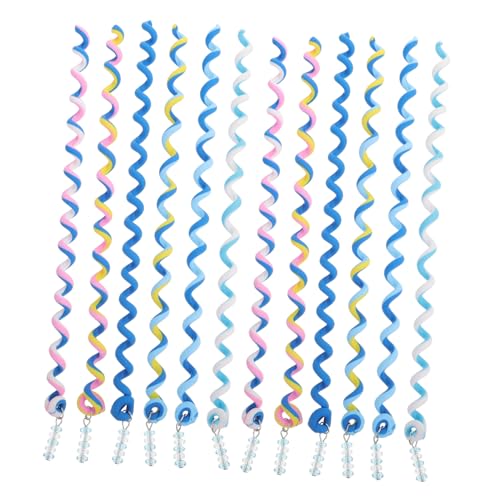GALPADA 12 Stück Teiliges Spiral haarflechter Mädchen Flexible Bunte Haarclips zum Einfachen Zöpfe einflechten Vielseitiger Haarschmuck für Dickes und Dünnes Haar DIY Styling tool von GALPADA