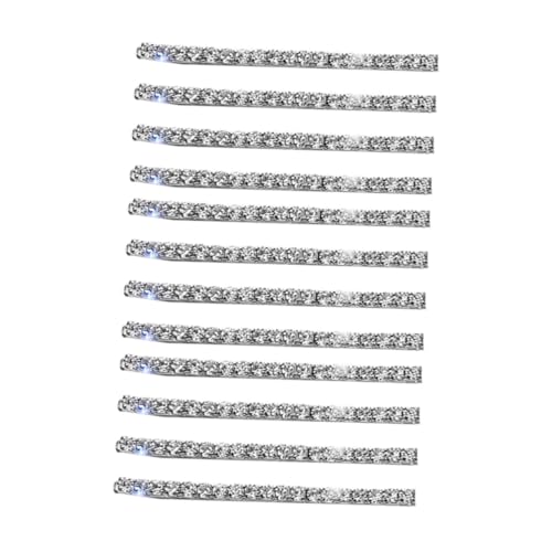 GALPADA 12 Stück Teiliges Strass Haarspangen Funkelnde Haarklammern mit Glitzernden Kristallen Modischer Haarschmuck für Damen Geeignet für Hochzeiten Partys und Festliche Anlässe von GALPADA