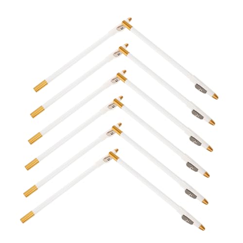 GALPADA 12 Stück Teiliges Weißer Augenbrauenstifte für Frauen Langanhaltend Natürlicher Look Inklusive Anspitzer Einfach zu Bedienen Komfortabler Holzstift Vielseitiges Make Up Zubehör von GALPADA