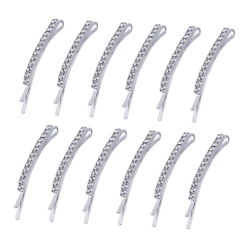 GALPADA 12er-pack Haarspangen Mit Strasssteinen Für Damen Elegante Kristall-clips Für Mädchen Starker Halt Langlebigkeit Für Partys Und Den Täglichen Gebrauch von GALPADA