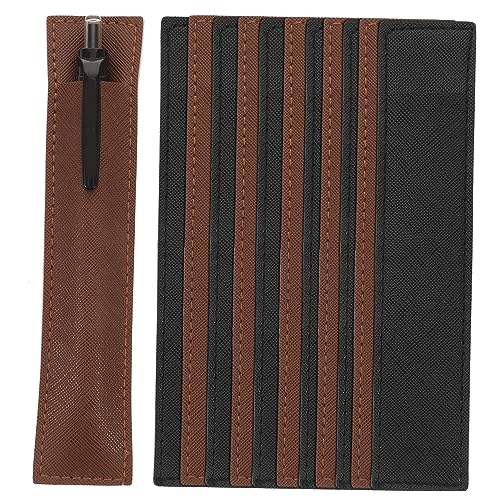GALPADA 12Stücke Leder Stifthülle Premium Stiftkoffer für Einzelstifte für Schule und Büro Design und Robuste Verarbeitung von GALPADA