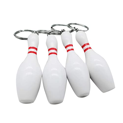 GALPADA 12st Schlüsselhalter Sport Schlüsselanhänger Bowling- Tennis-schlüsselanhänger Mini-Bowling Anhänger Schlüsselanhänger Neuheit Schlüsselanhänger Mini-schlüsselanhänger von GALPADA