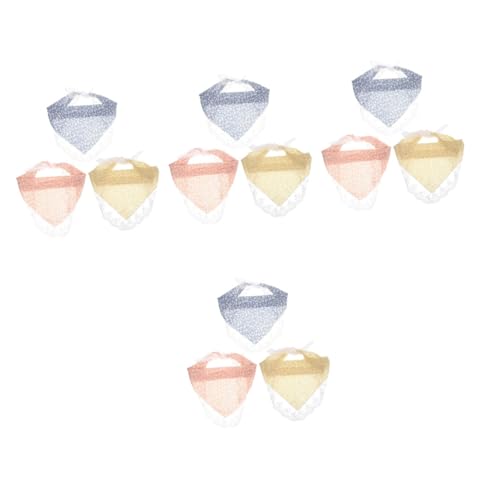 GALPADA 12stücke Damen Haar-schal Aus Spitze Dreieckige Bandanas Und Leichte Verstellbare Haarschmuck Für Mädchen Für Partys Reisen Und Alltag von GALPADA