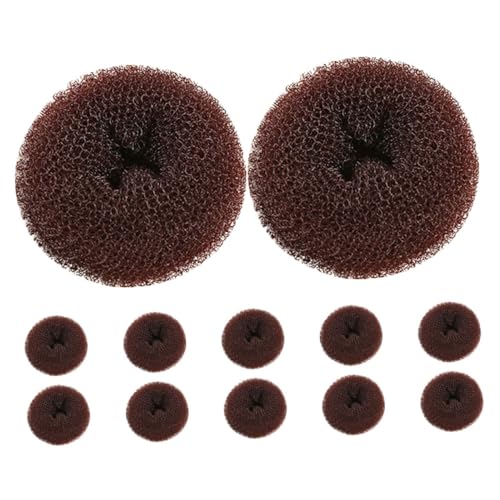 GALPADA 12stücke Duttformer Aus Elastischem Material Haar-donuts Für Dutts Donut-dutt-maker Zum Einfachen Styling Von Haaren Werkzeug Zum Für Damen Und Mädchen von GALPADA