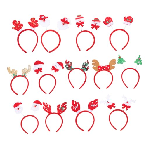 GALPADA 13stücke Teiliges Weihnachts-haarreife Mit Rentiergeweih-design Für Mädchen Partys Und Cosplay Festliche Und Sorgt Für Spaß Bei Weihnachtsfeiern von GALPADA