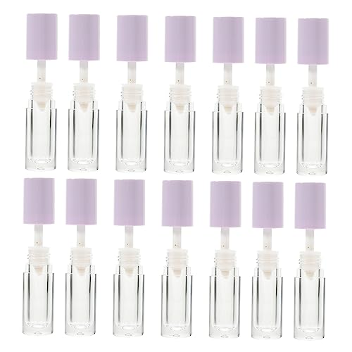 GALPADA 14 Stck Nachfüllbare Teilige Lip Gloss Röhrchen Klare Kunststoffbehälter mit Wands für DIY Lippenbalsam und Lippenpflege für Reisen und Partys von GALPADA