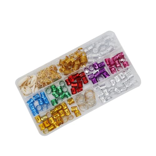 GALPADA 150 Stück Teiliges Haarschmuck für Zöpfe Bunte Haarverlängerungsringe und Schmuck Verstellbare Haarring Buckles Vielseitiger Haarschmuck für Party Hochzeit und Alltag von GALPADA