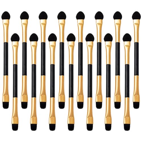 GALPADA 15stücke Double-ended Lidschatten Make-up Applicators Lidschatten Pinselset Augen-make-up Zubehör Applikatoren von GALPADA