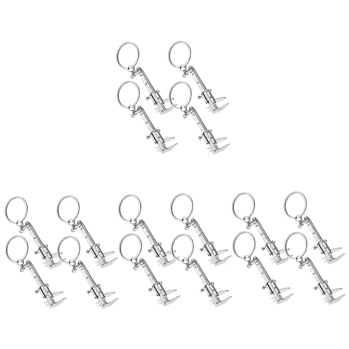 GALPADA 16stücke Mini Vernier Caliper Schlüsselanhänger Aus Tragbarer Präziser Messschieber Für Kleine Gegenstände Teiliges Vielseitig Und Nützlich Für Männer Und Frauen von GALPADA