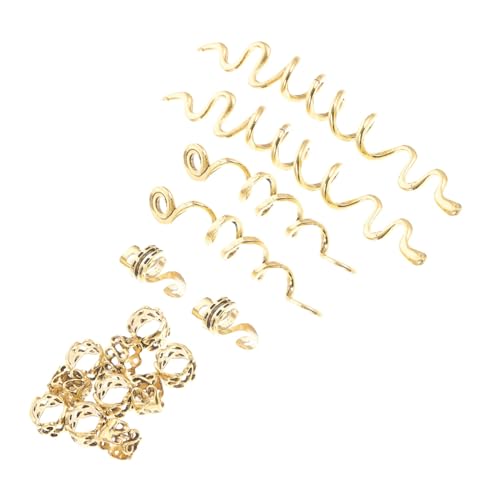 GALPADA 16 Stück Teiliges Haarschmuck aus Langlebiger Zinklegierung Verstellbare Dreadlocks Ringe und Flexibler Haaraccessoire für Zöpfe und Haarstyling Geeignet für Damen Alltag und von GALPADA