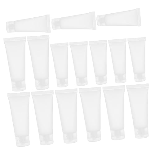 GALPADA 16 Stück Teiliges Nachfüllbare Quetschflaschen für Kosmetik Reisebehälter für Lotion Shampoo Handcreme für Unterwegs von GALPADA