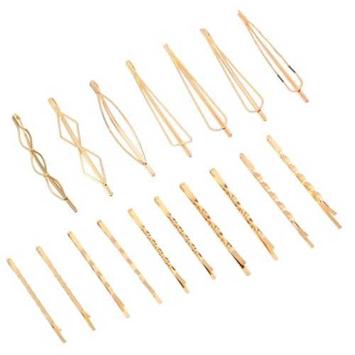 GALPADA 17stücke Haarspangen Perlen Und Gold Für Frauen Und Mädchen Bobby-haarclips Zum Befestigen Modisch Und Passend Für Jede Frisur von GALPADA
