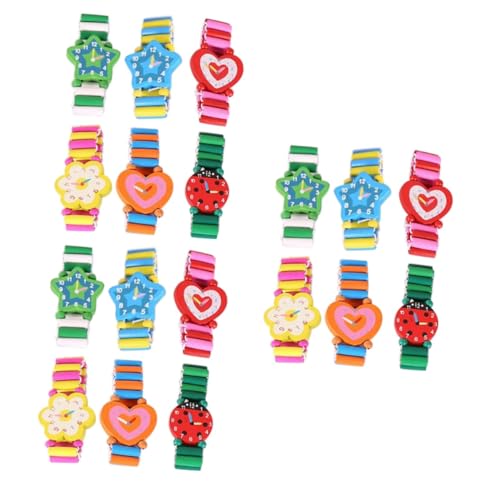 GALPADA 18 Stück Simulationsuhr Kidult-Spielzeug Die Uhr Kinderspielzeug Kinder-Cartoon-Armbanduhren Gefälschte Uhr Spielzeug Kinderpreise Kinderspielzeugpreise Für Kinder von GALPADA