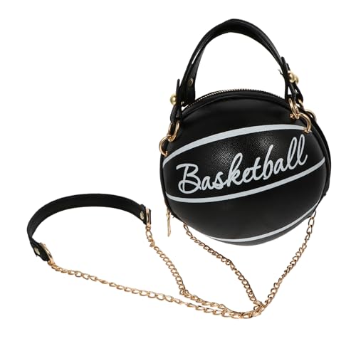 GALPADA Basketball Form Tasche Kleine Umhängetasche Für Mädchen Ein-schulter-tasche Aus Pu All-match-damentasche Für Alltag Und Shopping von GALPADA