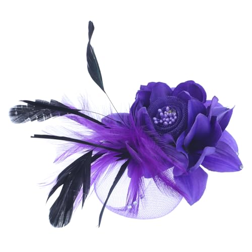 GALPADA Blumenhaarnadeln Handgefertigt Für Damen Stirnband Kopfschmuck Blumenbrosche Mädchenhaarreif Mädchenstirnband Damenhaarband von GALPADA
