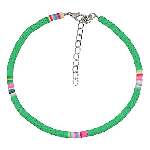 GALPADA 1Stk Fußkettchen aus Ton Strandarmbänder für Frauen Strand Fußkettchen geschenke für valentinstag valentinsgeschenk modisches Fußkettchen Strand Fußkette vermanschen Polymer-Ton von GALPADA