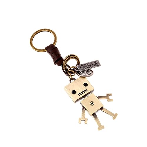 GALPADA 1Stk Schlüsselanhänger Roboter Kette tiermotive genschenkideen keysersdünger Goldfarben Keychain Keyring Key Chain schlüsselringe anahtarlık Tasche Anhänger Legierung Golden von GALPADA