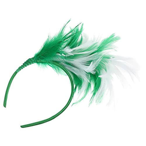 GALPADA Federn Kopfschmuck Damen Feder Stirnband Party Kopfbedeckung Haarschmuck Für Hochzeit Geburtstag Cosplay Zubehör von GALPADA