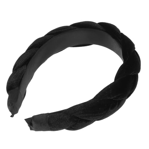 GALPADA Damen Stirnband Mode Haarreif Tuch Haarband Kreative Haar-accessoires Für Frauen Mädchen Schwarz Langlebiges Material Feine Verarbeitung von GALPADA