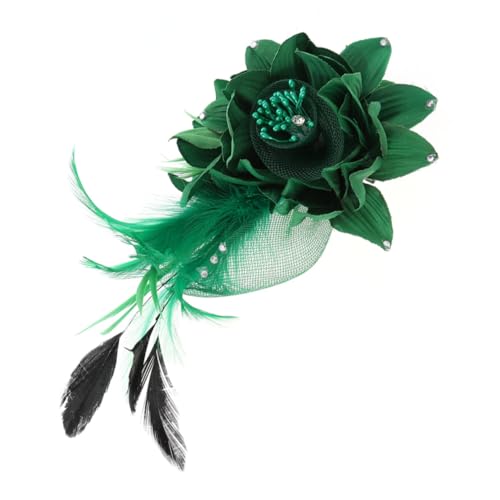 GALPADA 1stk Haarreifen Für Mädchen Haarnadel Mädchen Stirnband Brosche Pins Für Frauen Vintage Pullover Für Mädchen Fascinator Haarreif Blumenbrosche Ruili Damen Blütenkopf von GALPADA