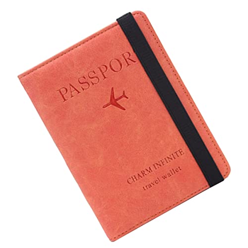 GALPADA Reisepasshülle Etui RFID-geldbörse Aus Pu Material Mit Multifunktions-Aufbewahrungstasche Für Damen Geeignet Für Reisepass Ausweise Und Karten Klein Und Praktisch Zum Mitnehmen von GALPADA