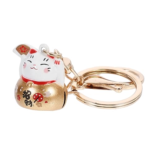 GALPADA Katzen-schlüsselanhänger Mit Kirschblüten- Aus Metall Für Taschen Feng Shui-Ornament GALPADA Katzen-schlüsselanhänger Mit Kirschblüten- Aus Metall Für Taschen Feng Shui-Ornament von GALPADA