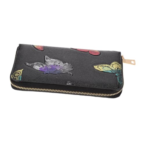 GALPADA Pu Geldbörse Für Damen Reißverschluss Geldbeutel Kreative Brieftasche Leicht Und Tragbar Lange Lebensdauer von GALPADA